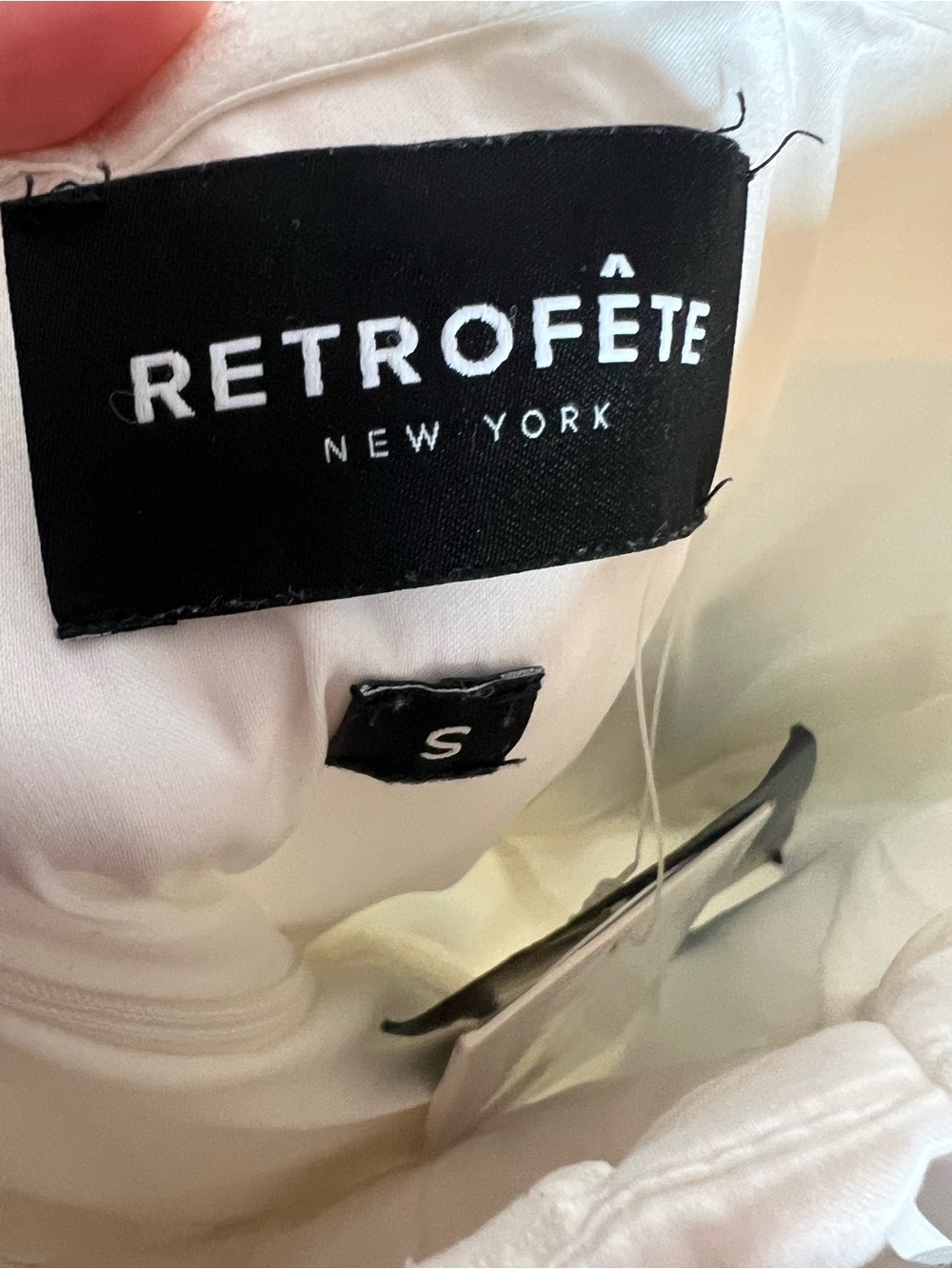 retrofete Luna Dress in White - Picture 10 of 11